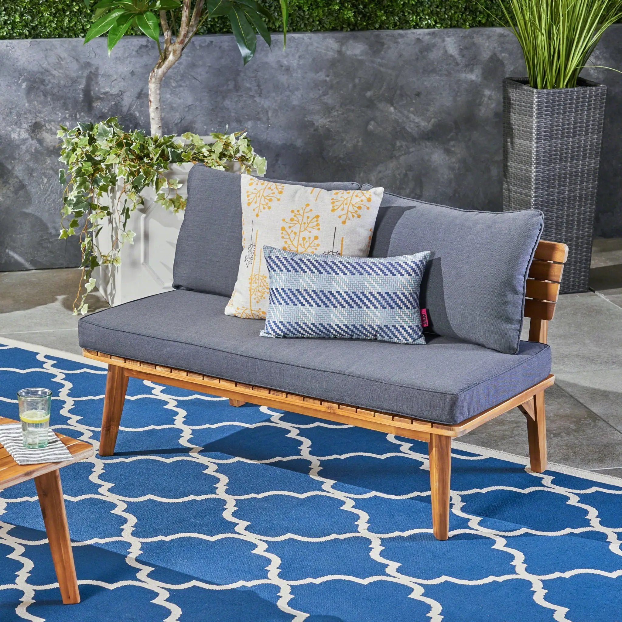 Balmoral Loveseat - Gray by HouseOfZazla