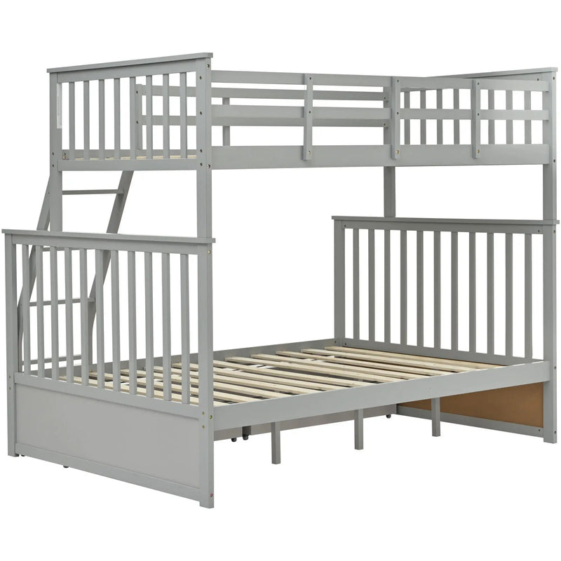 Bunk Bed With Ladder, And Safety Guard Rails by Unique Piece Furniture