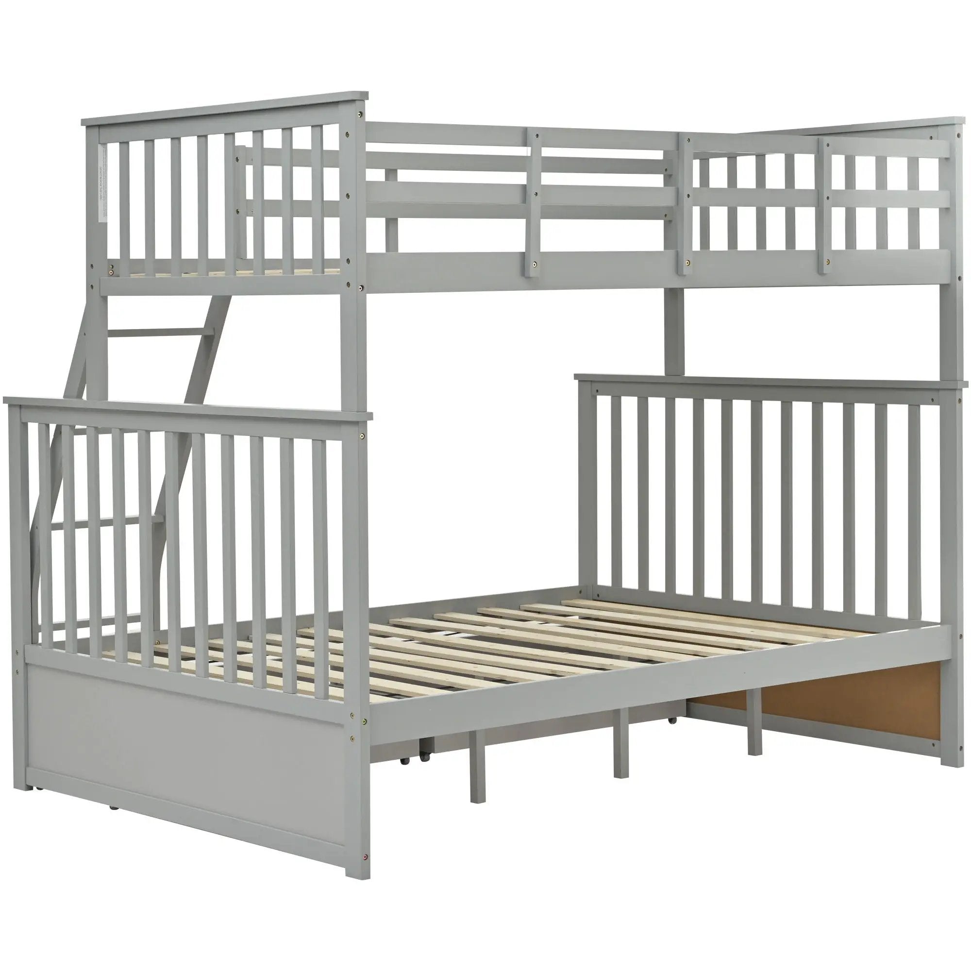 Bunk Bed With Ladder, And Safety Guard Rails by Unique Piece Furniture