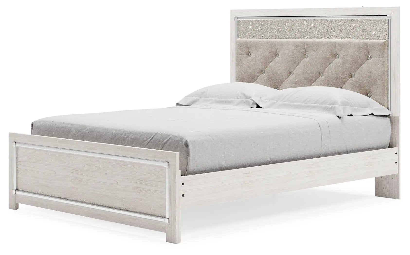 Altyra - Queen Panel Bed With Roll Slats - White by Unique Piece Furniture