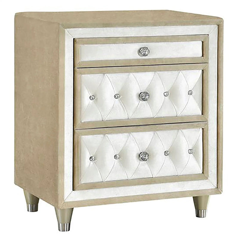 Antonella 5-piece Eastern King Bedroom Set Ivory by Unique Piece Furniture