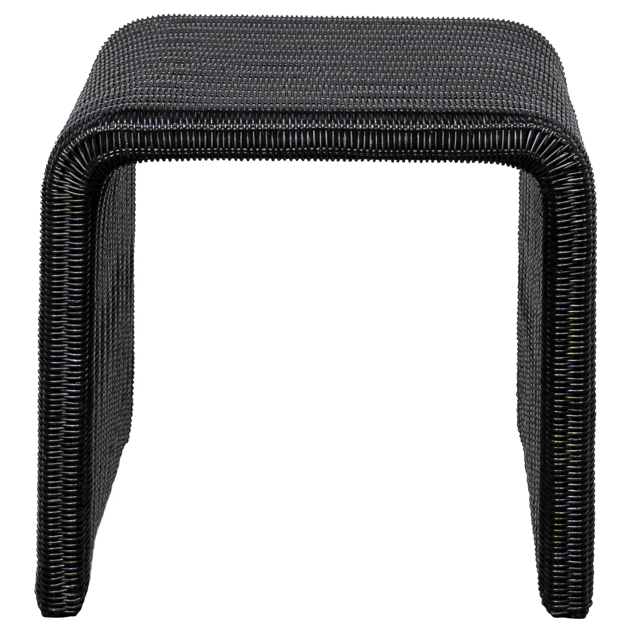 Cahya 3-piece Rattan Coffee and End Table Set Black by Unique Piece Furniture
