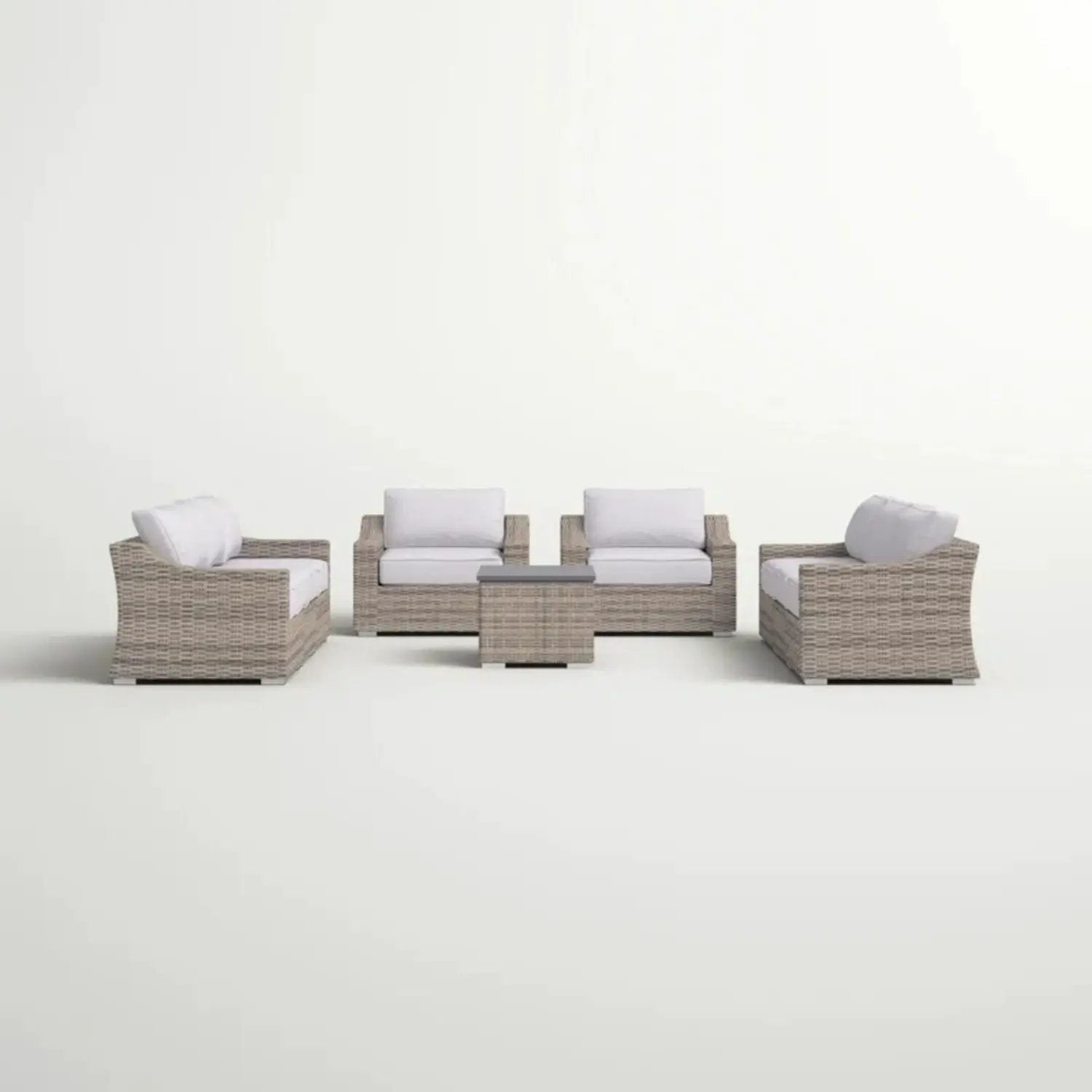 Stylish Sofa Seating Group With Cushions Perfect For Outdoor Gatherings by Unique Piece Furniture
