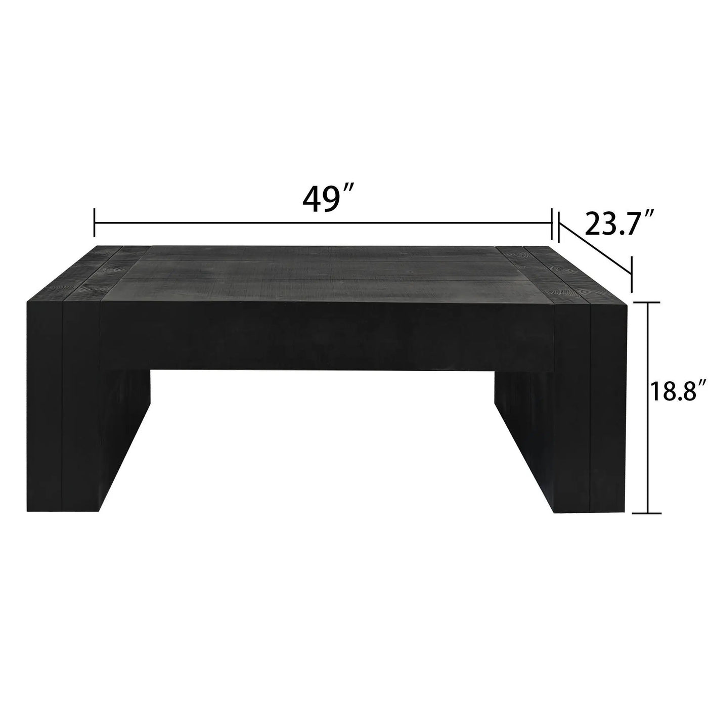 Minimalist Rectangular Center Table For Living Room by Unique Piece Furniture