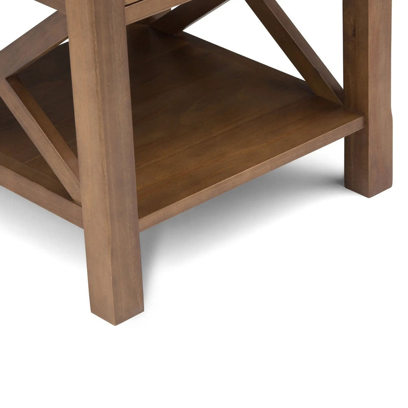 Kitchener - End Table - Medium Saddle Brown by Unique Piece Furniture