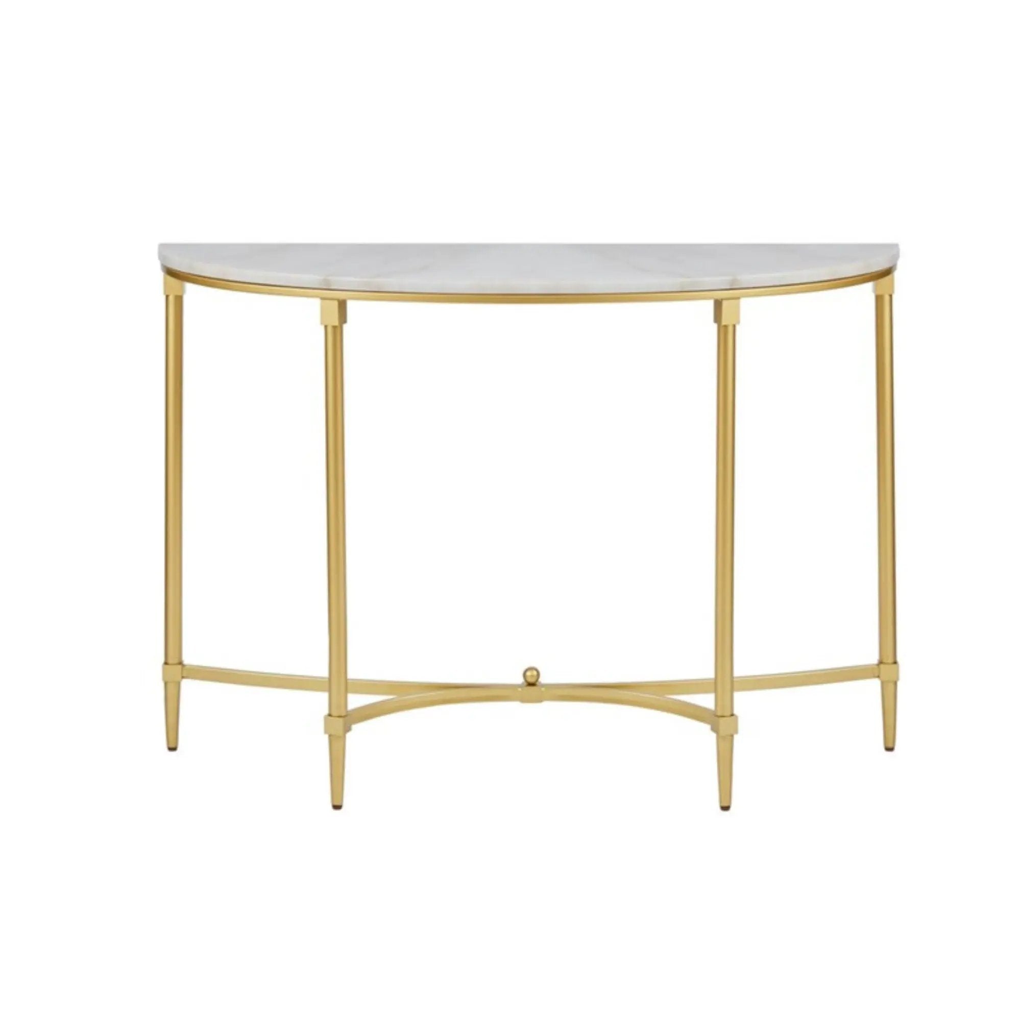 Bordeaux - Console Table - White / Gold by Unique Piece Furniture