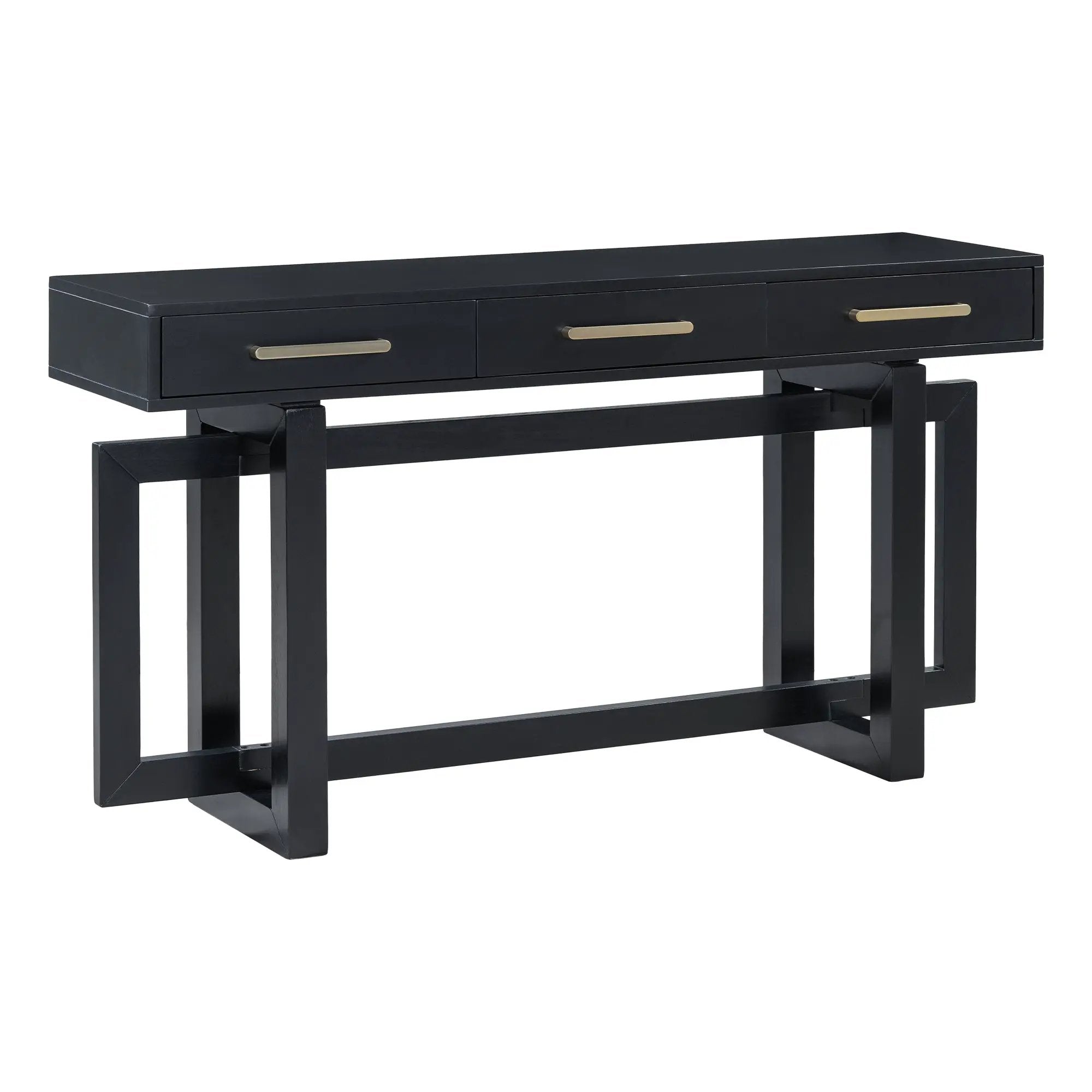 U_STYLE Elegant Console Table with Three Drawers by HouseOfZazla