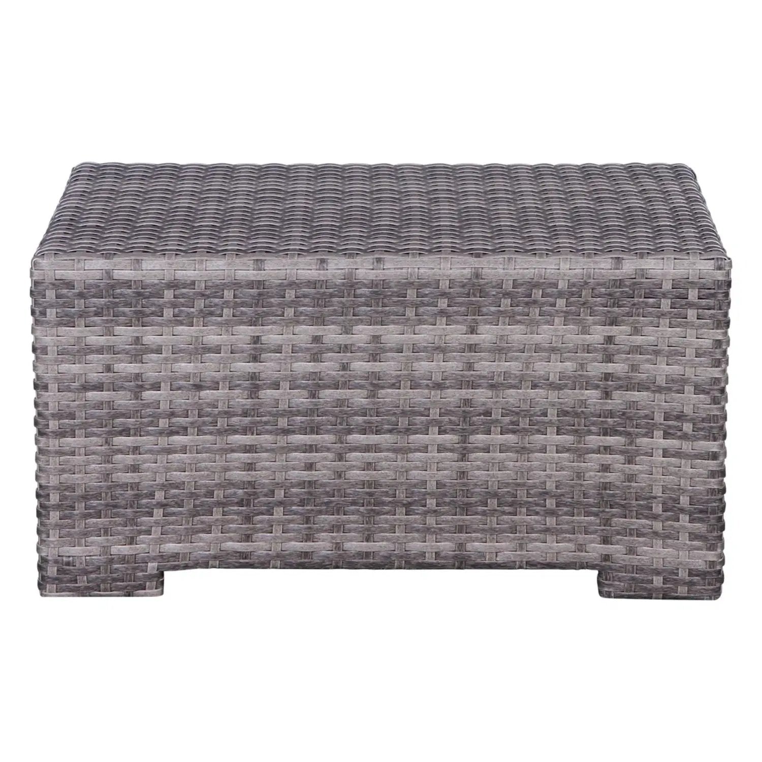 Outdoor 6 Person Wicker Seating Group With Cushions - Gray Mix by HouseOfZazla