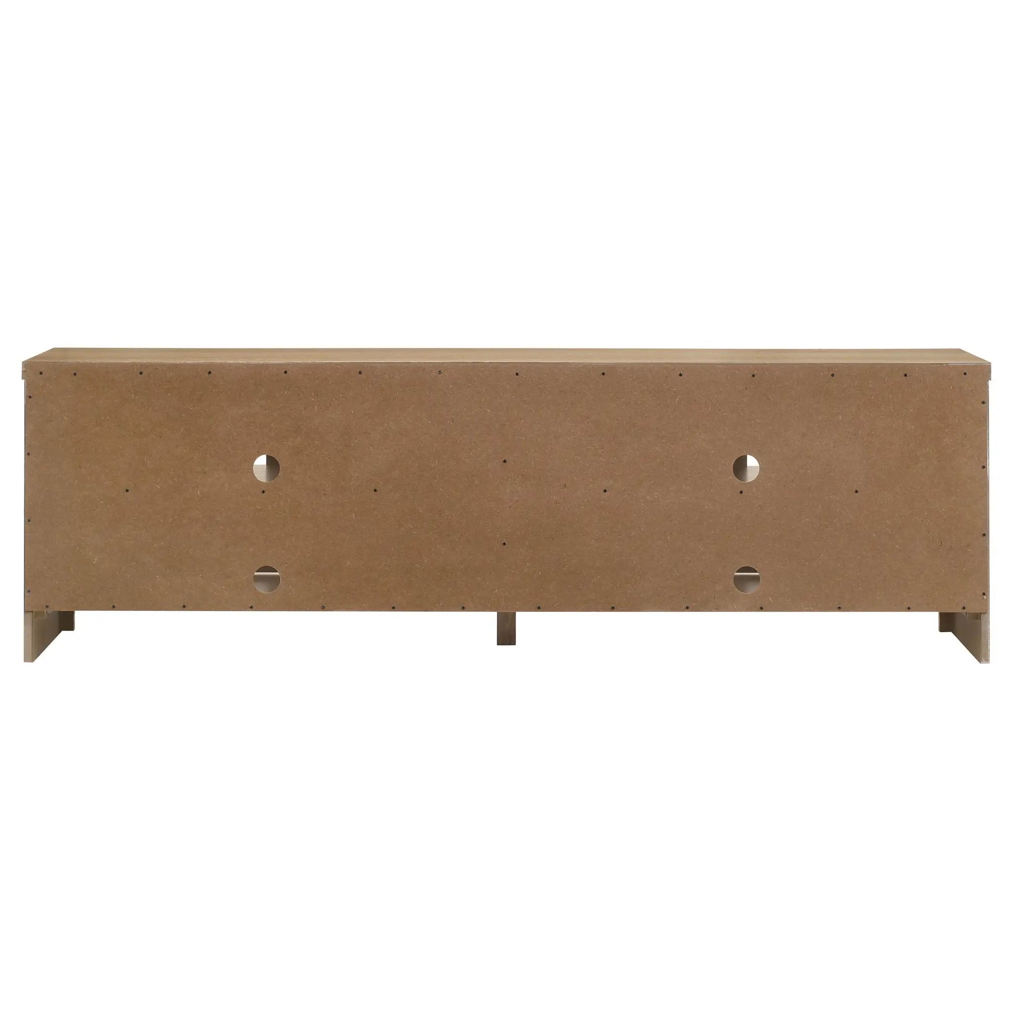 Brenham 79-inch 4-door TV Stand Media Console Washed Oak by Unique Piece Furniture