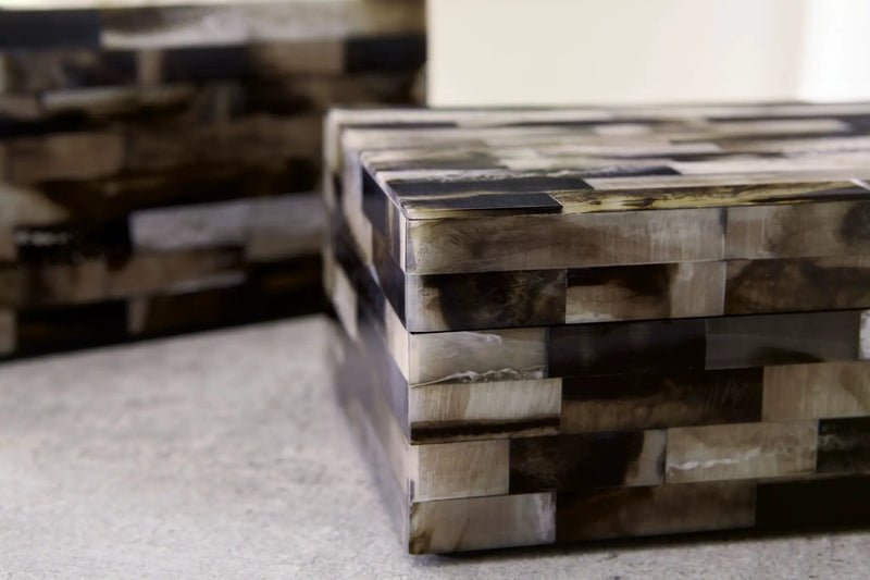 Ellford - Box Set (Set of 2) - Black / Brown / Cream by Unique Piece Furniture