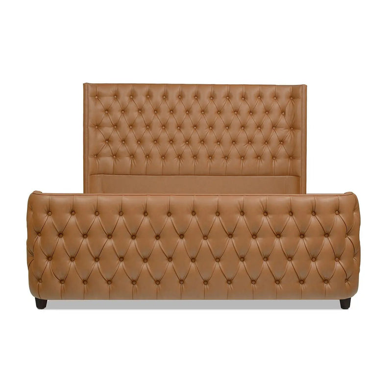 Brooklyn - Tufted Panel Bed Headboard And Footboard Set by HouseOfZazla