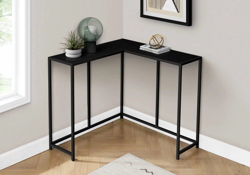 Corner Accent Console Table For Entryway, Contemporary & Modern - Black by Unique Piece Furniture