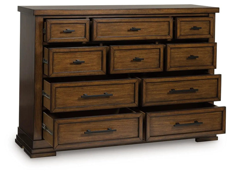 Taffenbrook - Dresser - Medium Brown by Unique Piece Furniture