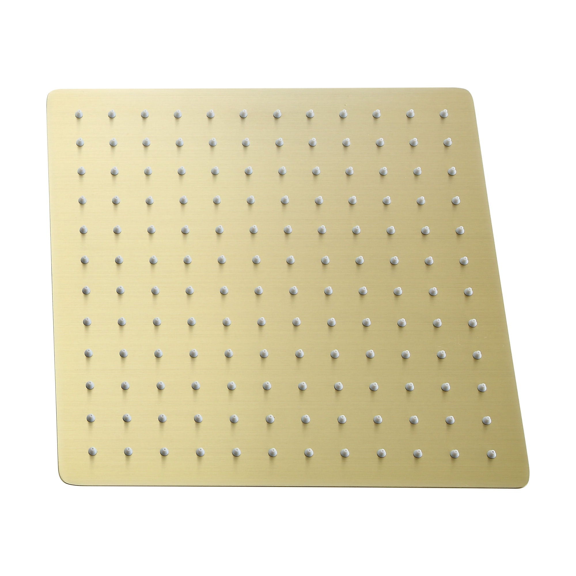 Modern 10" Square Rainfall Shower Head & Stainless Steel Wall Or Ceiling Mount Luxury Spa Shower Panel by HouseOfZazla