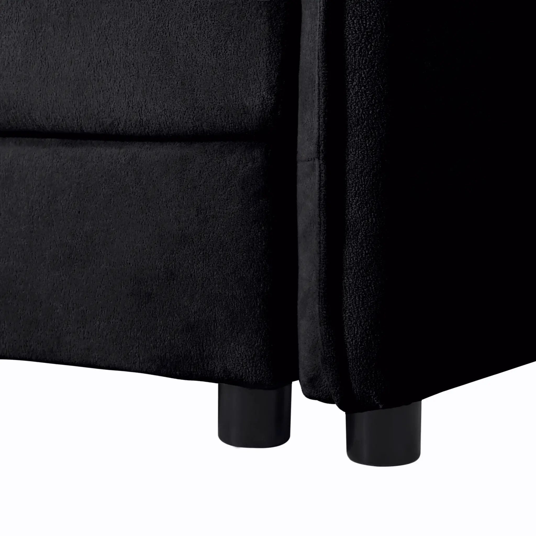 Modern Comfy Deep Seat Modular Sectional Sofa Cloud Couch With Ottoman by HouseOfZazla