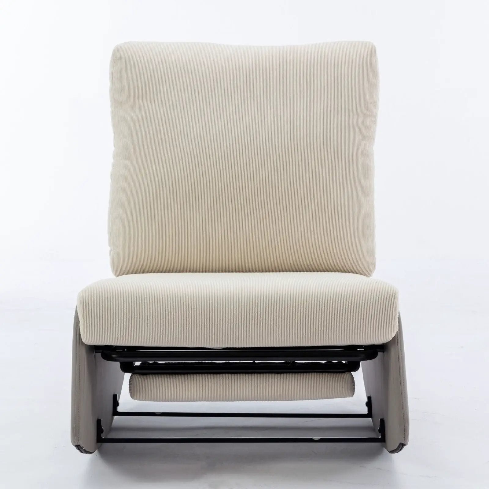 Modern Rocking Chair Recliner, Comfy Rocker Nursery Chair With Footrest, Accent Reading Chair, Upholstered Lounge Chair For Relaxing, Resting, Soft Padded Rocker For Indoor Living Room Bedroom by HouseOfZazla