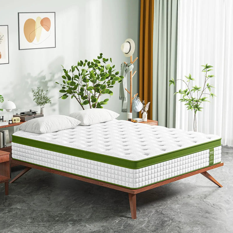 14 Inch Queen Size Hybrid Mattress by HouseOfZazla