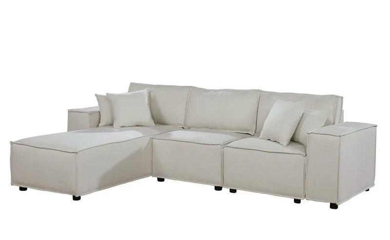 Harvey - Sofa With Reversible Chaise by HouseOfZazla