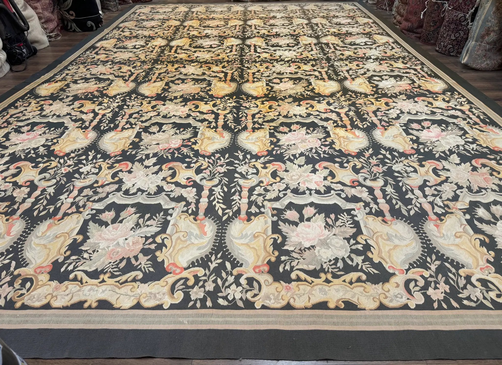 Palace Size Aubusson Rug 12x18 by Jewel Rugs