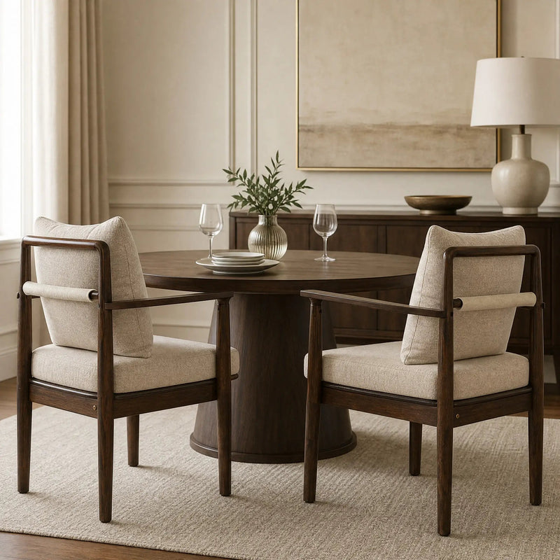 Mid-Century Modern Dining Chairs Set of 2 by HouseOfZazla