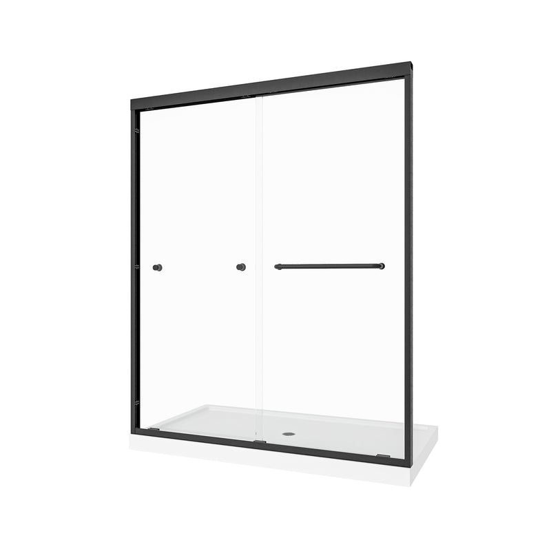 55"-60" W x 72" H Matte Shower Door by HouseOfZazla