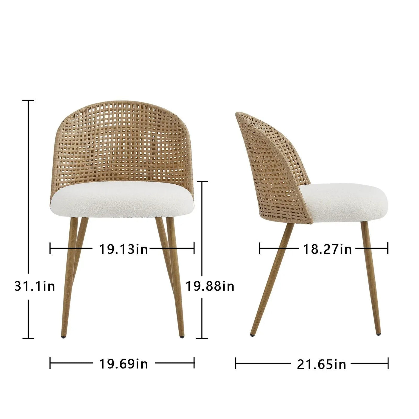 Bohemian Style Double Seater Dining Chair by HouseOfZazla