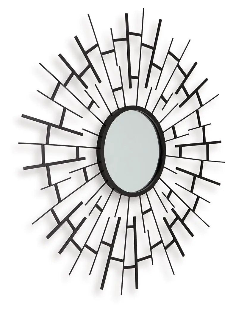 Garrenworth - Accent Mirror - Black by Unique Piece Furniture