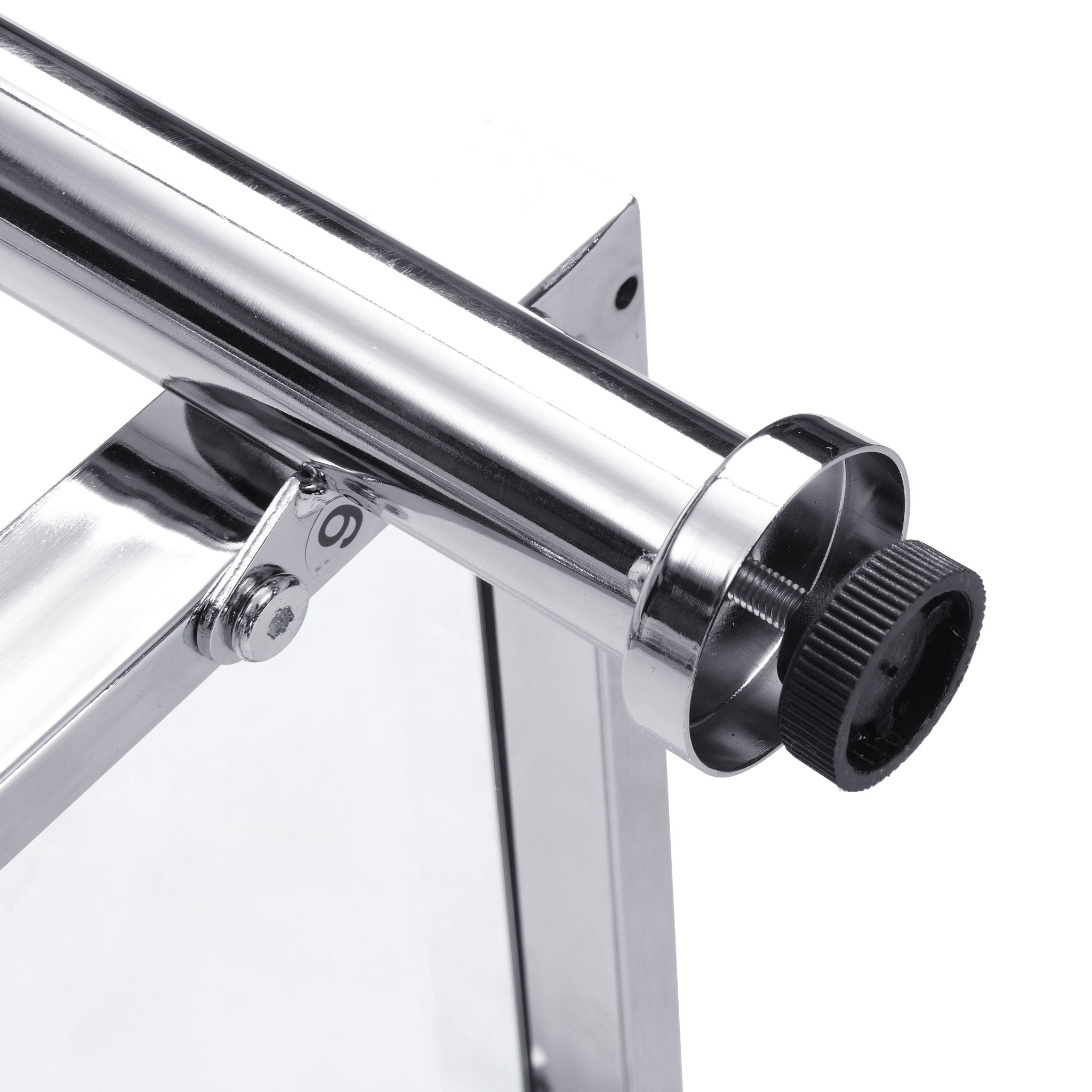 Chrome Glass Sofa Table, Acrylic Side Table, Console Table For Living Room & Bedroom - Chrome by HouseOfZazla
