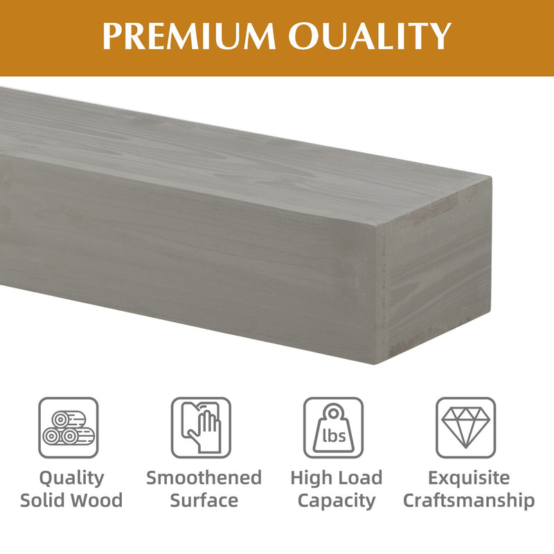 Fireplace Mantel Floating Shelf For Home Decor by HouseOfZazla
