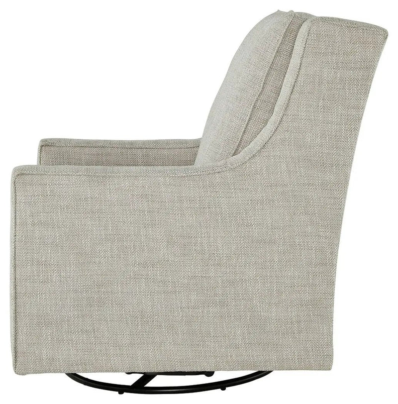 Kambria - Swivel Glider Accent Chair - Fog by Unique Piece Furniture