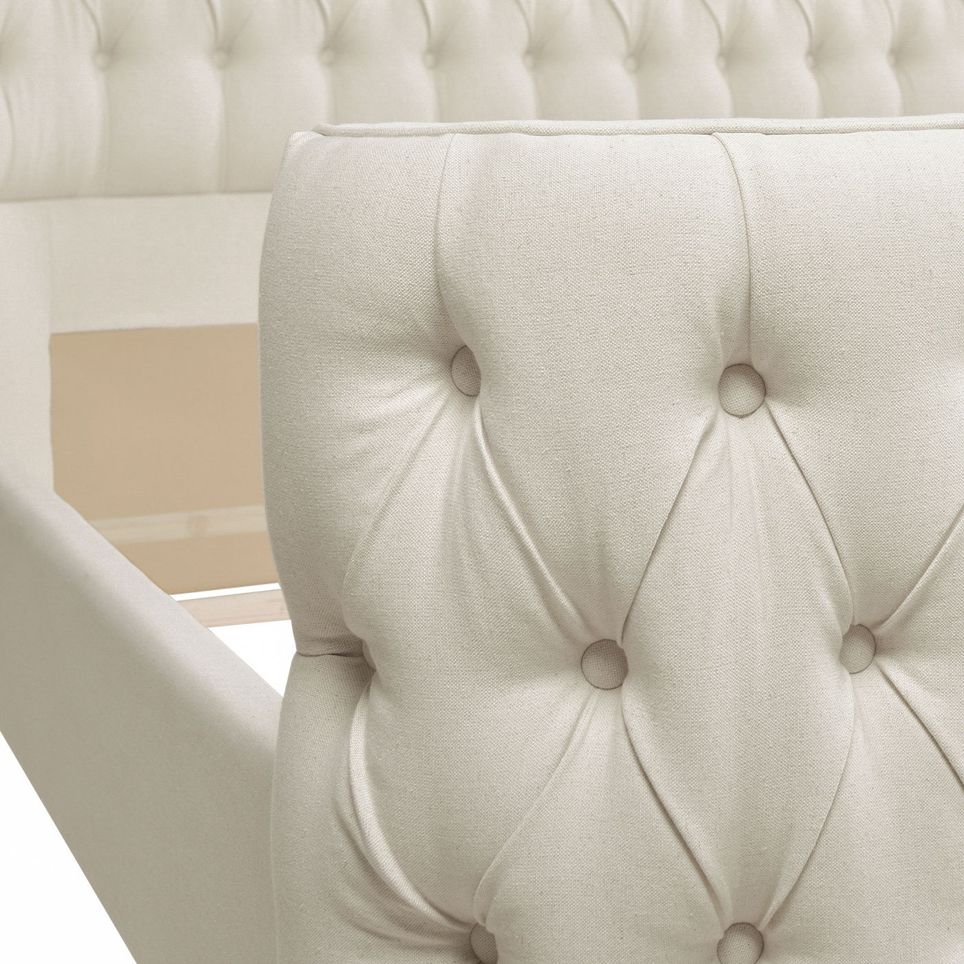 Brooklyn - Tufted Panel Bed Headboard And Footboard Set by HouseOfZazla
