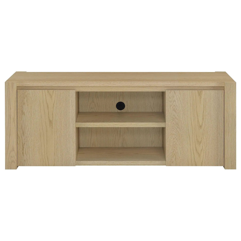 Laurelton 3-piece Entertainment Center TV Stand Light Oak by Unique Piece Furniture