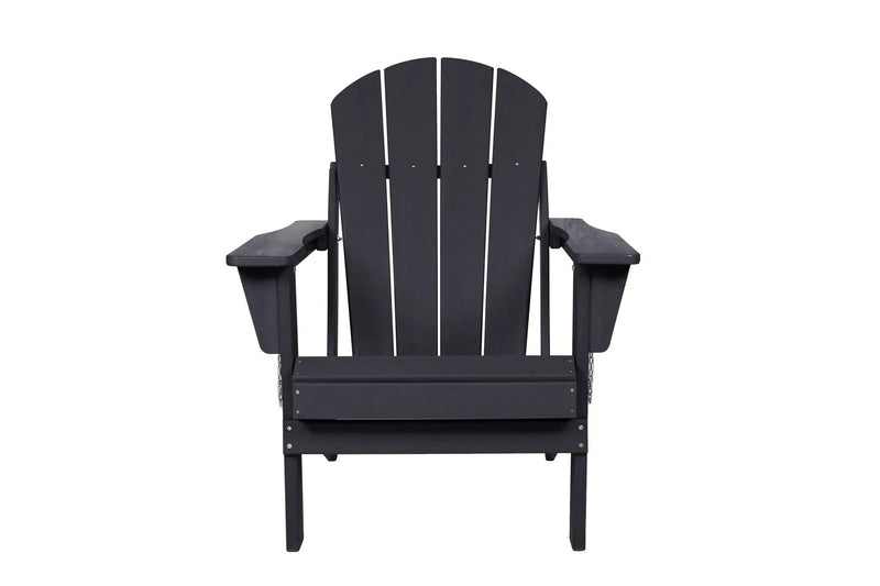Folding Adirondack Chair with Side Table, 3-Piece Set by HouseOfZazla