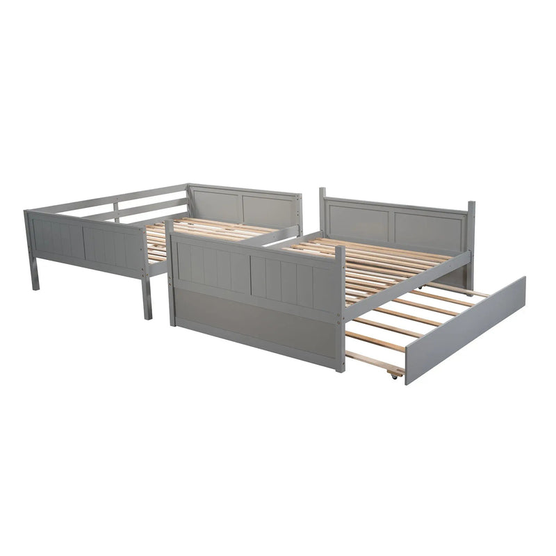 Bunk Bed With Twin Size Trundle by HouseOfZazla