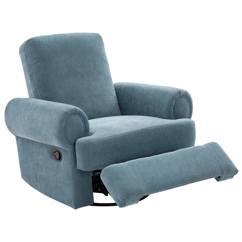 Manual Swivel Recliner Rocker Chair With Adjustable Backrest by HouseOfZazla