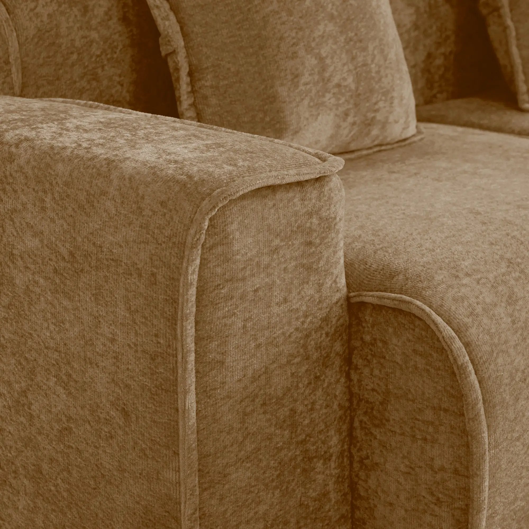 Streamlined Design Modular 4 Seat L Shape Sectional Sofa by HouseOfZazla
