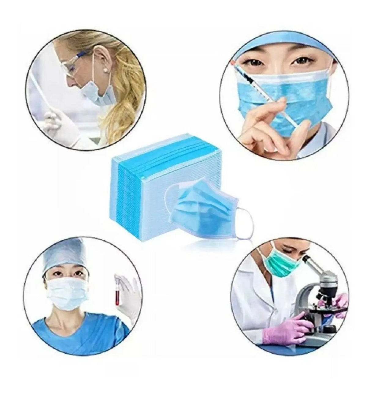 FDA Approved Protective Face Mask 3-Layers 50/100/200pcs by Outdoor Solar Outlet