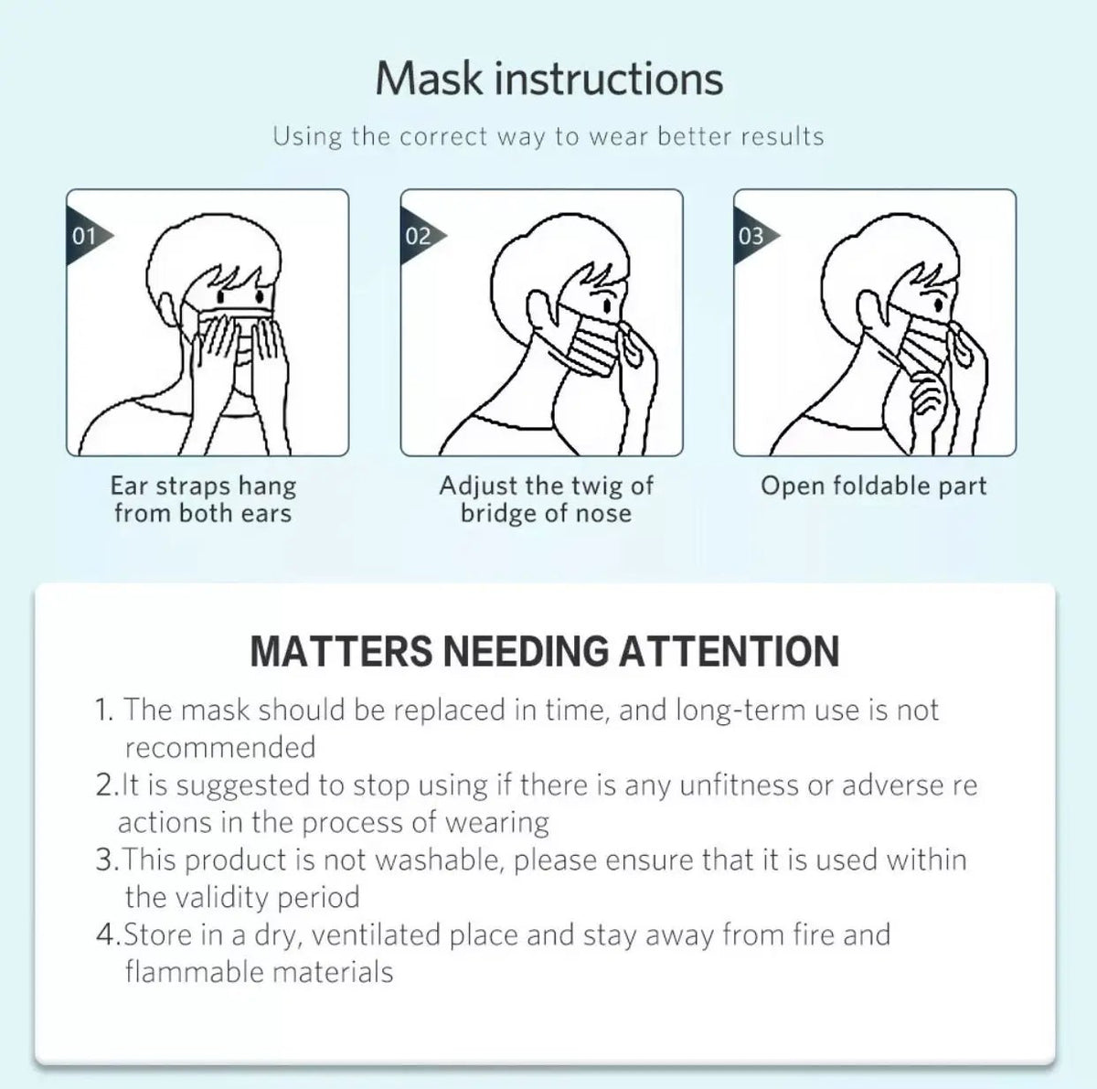 FDA Approved Protective Face Mask 3-Layers 50/100/200pcs by Outdoor Solar Outlet