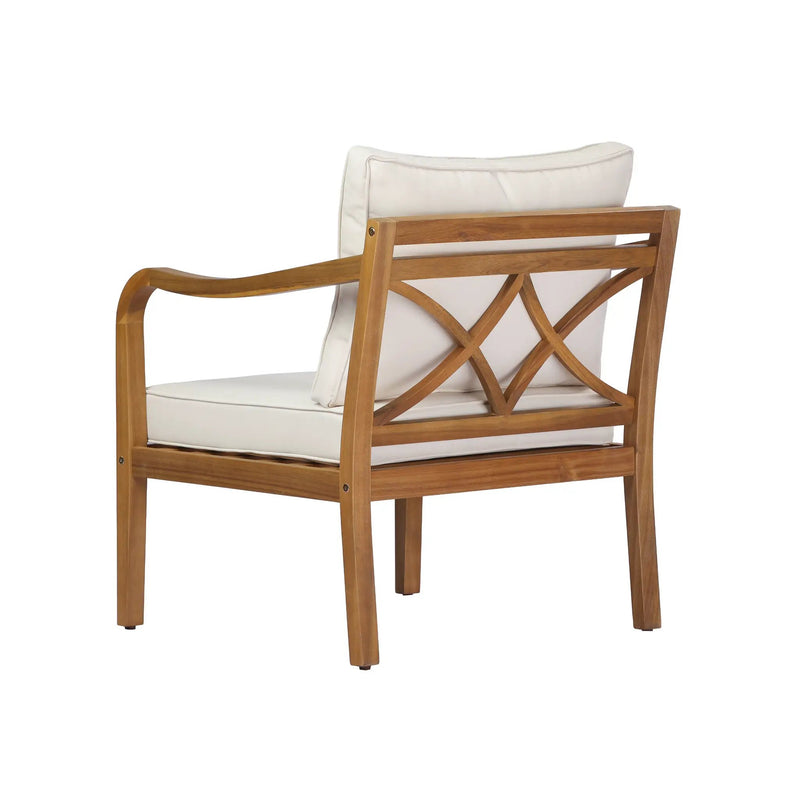 Acacia Wood Patio Furniture Club Chair by HouseOfZazla