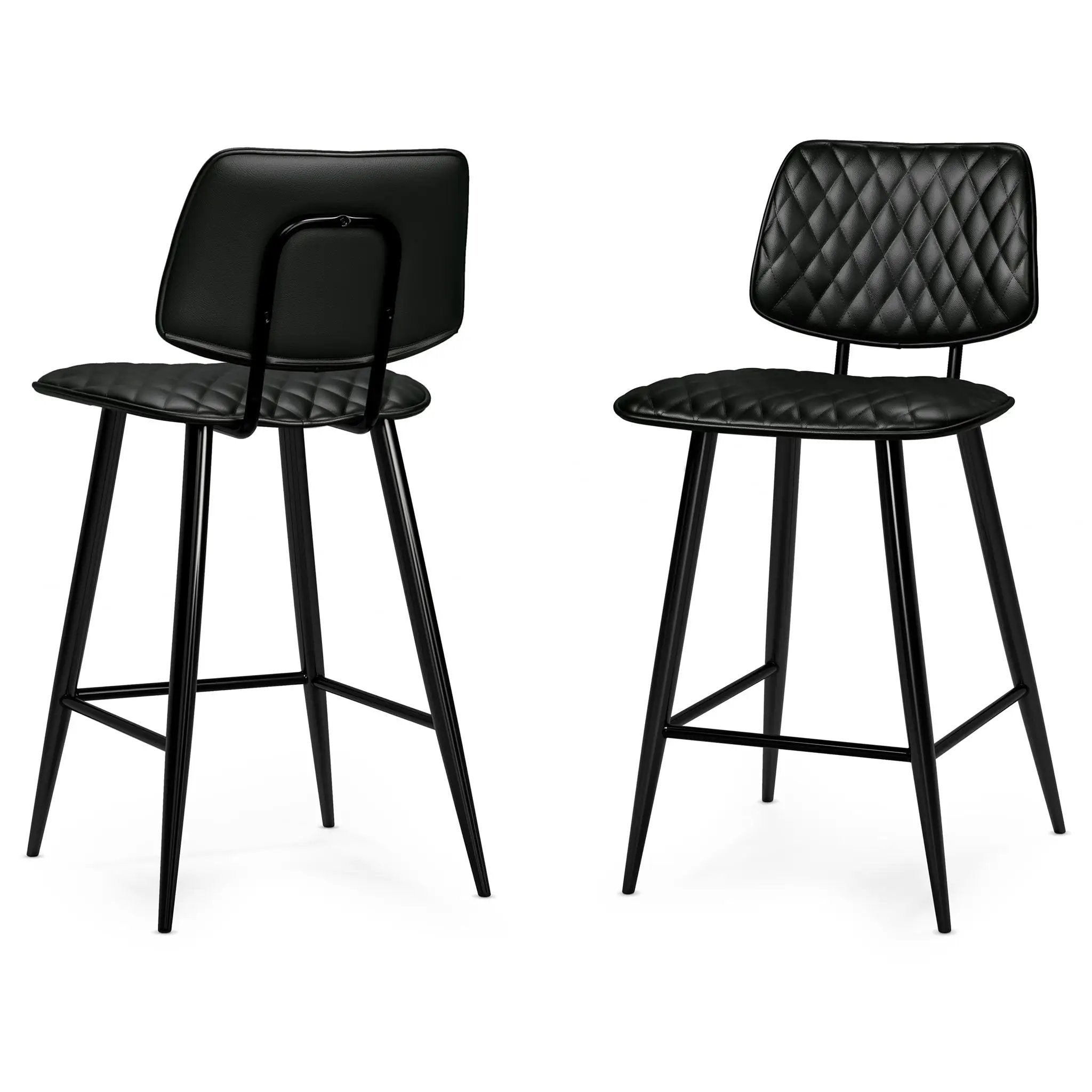 Raya - Upholstered Counter Height Stool (Set of 2) by HouseOfZazla