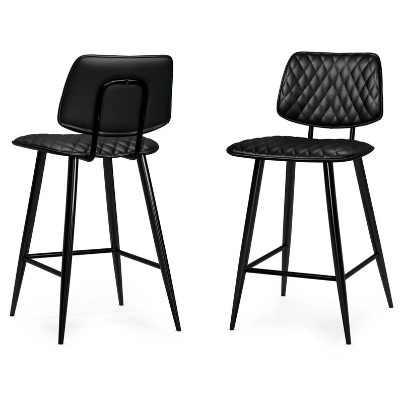 Raya - Upholstered Counter Height Stool (Set of 2) by HouseOfZazla