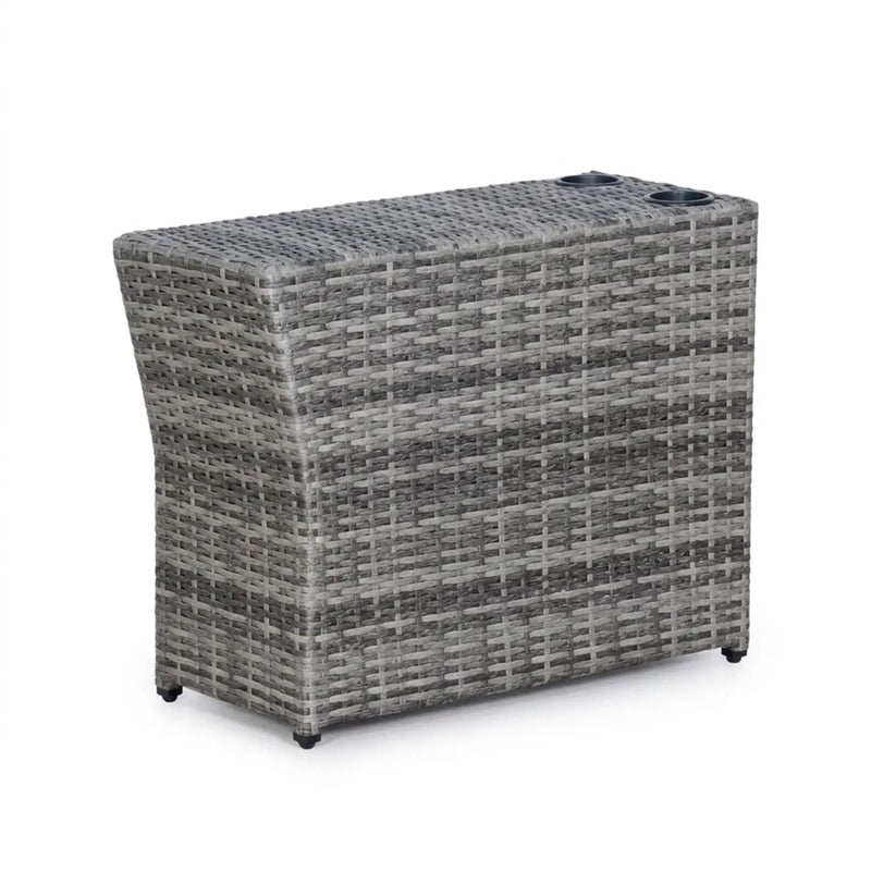 Shick Outdoor Side Table - Gray Mix by Unique Piece Furniture