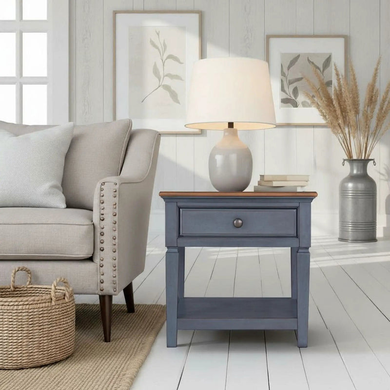 End Table - Blue by HouseOfZazla