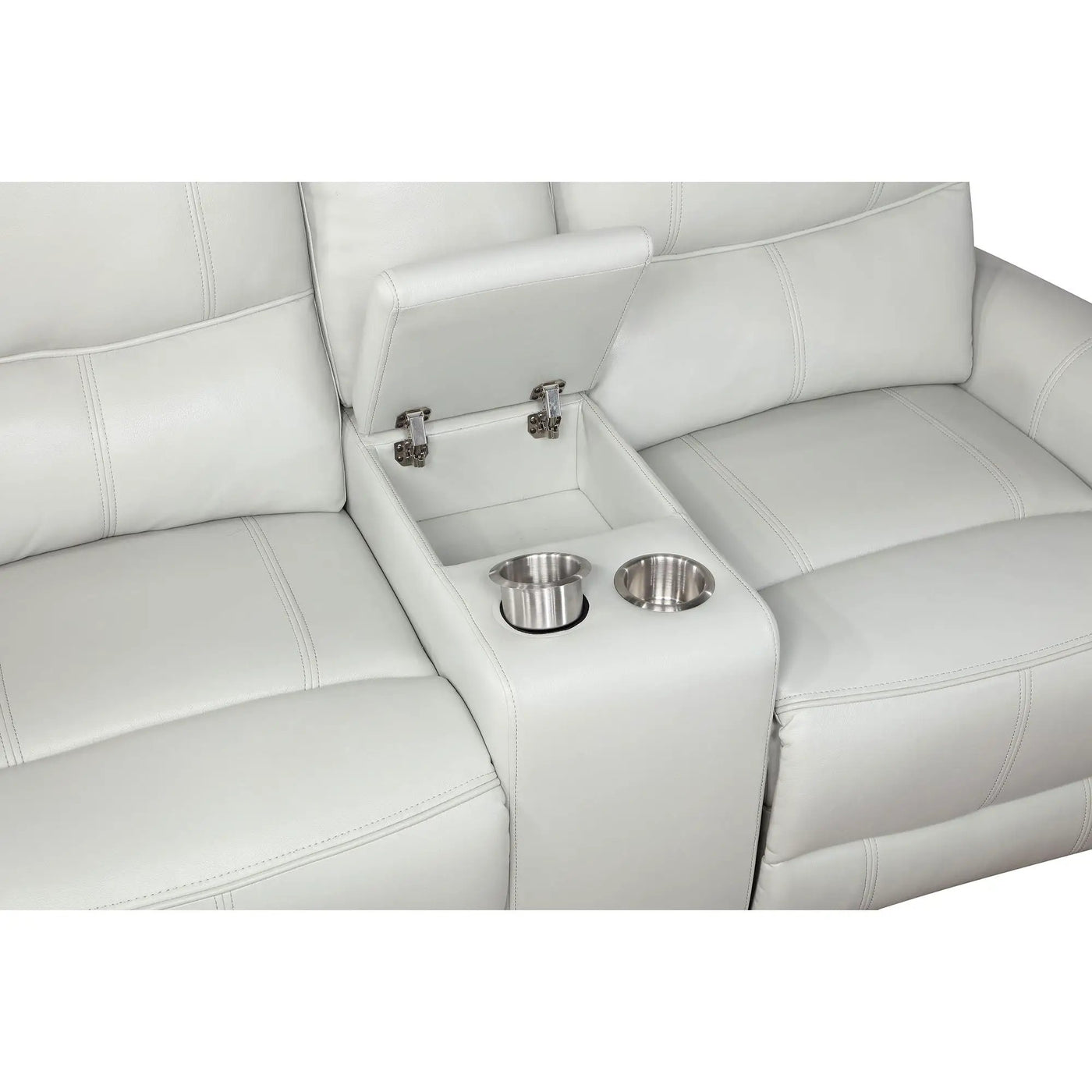 Denson - Power Reclining Loveseat With Console And USB Port by HouseOfZazla