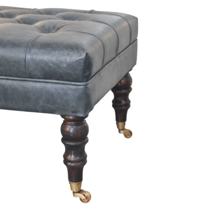 Buffalo - Ottoman With Castor Legs by Unique Piece Furniture