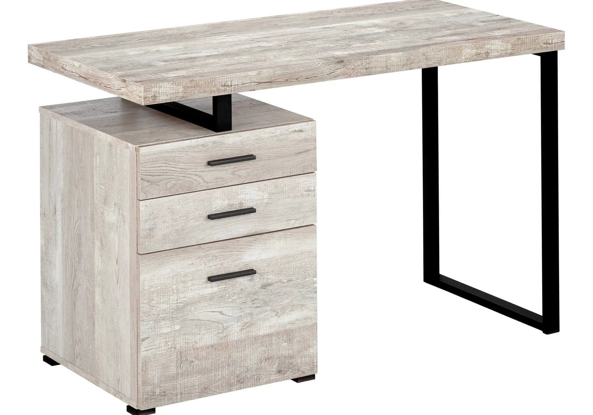 Computer Desk For Home Office, Left, Right Set - Up, Ample Storage Drawers by Unique Piece Furniture