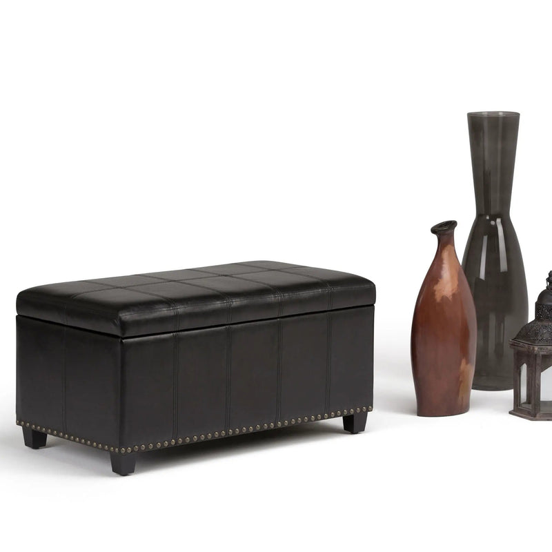 Amelia - Transitional Storage Ottoman Bench by Unique Piece Furniture