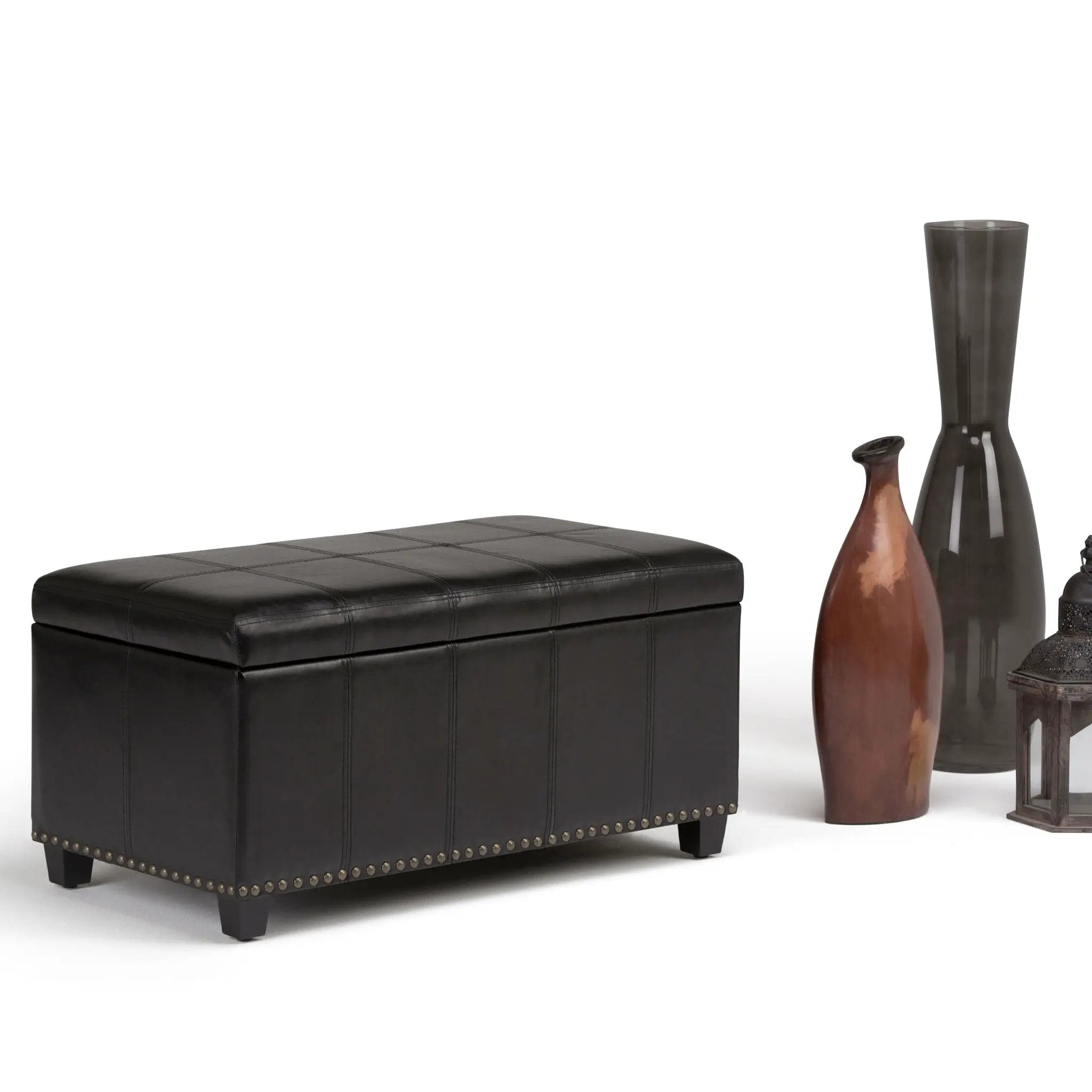 Amelia - Transitional Storage Ottoman Bench by Unique Piece Furniture