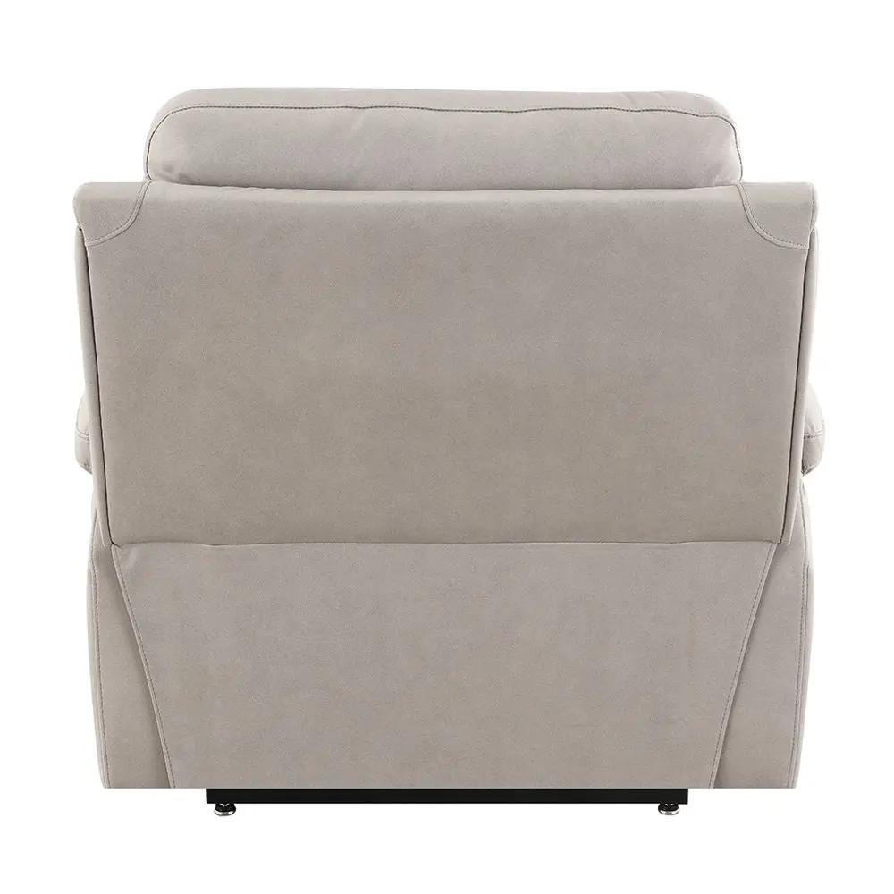 Chriki - Power Recliner With Lift & Heating & Massage - Beige Chenille & Black by Unique Piece Furniture