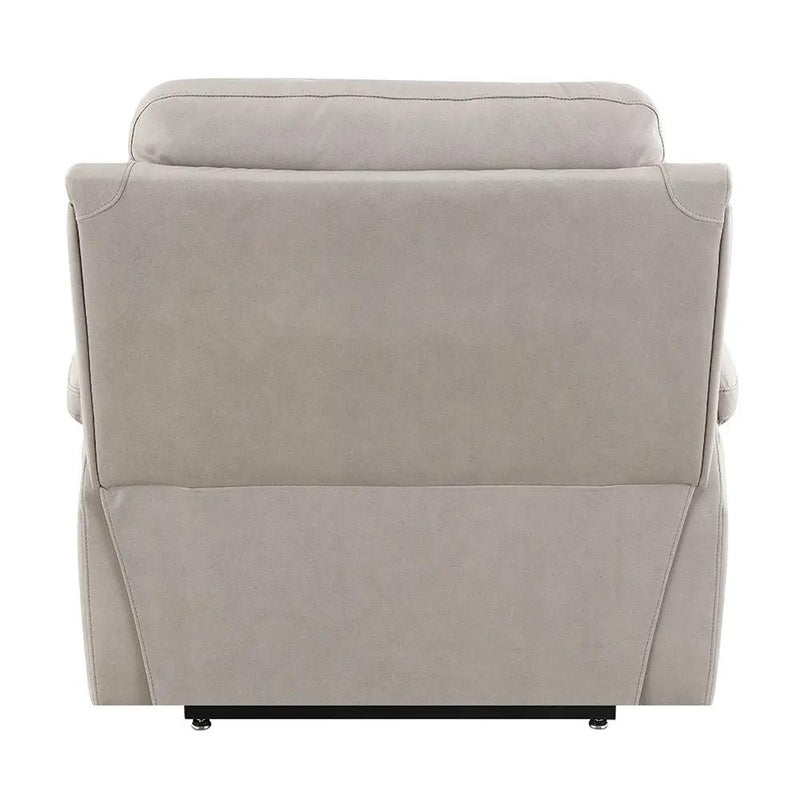 Chriki - Power Recliner With Lift & Heating & Massage - Beige Chenille & Black by Unique Piece Furniture
